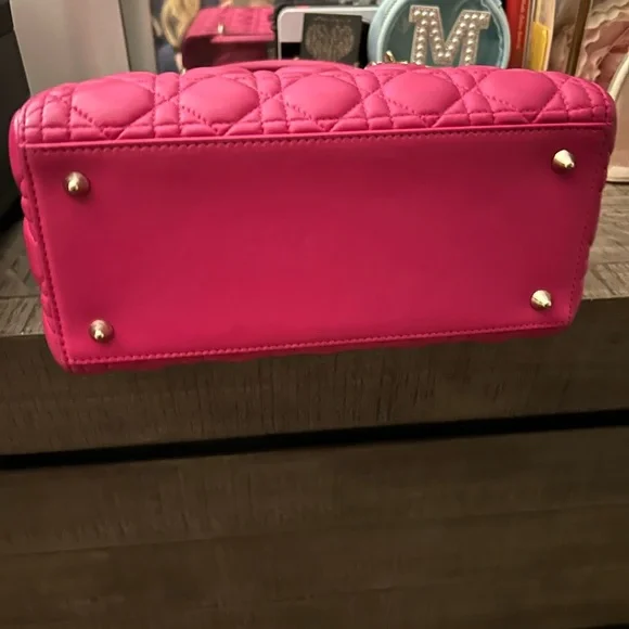 Dior Pink Quilted Handbag - Picture 10 of 16